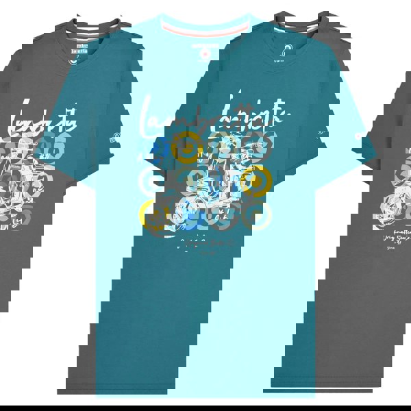 Lambretta Mens Scooter Branded T-Shirt - Gulf Coast