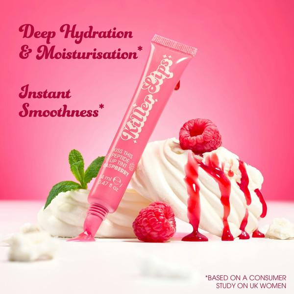 Killer Lips Kiss This Peptide Lip Tint - Raspberry 14ml