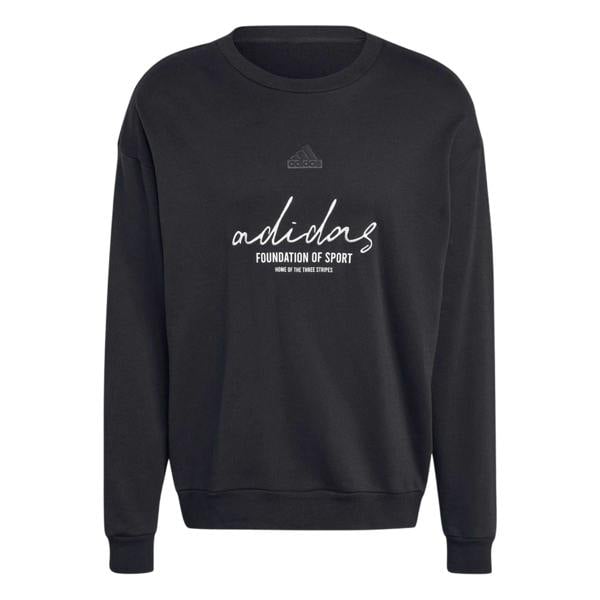 Adidas Mens Crew Neck Sweatshirt - Black - 