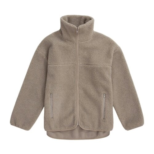 Animal Womens Anna Borg Full Zip Fleece Jacket - Beige - Beige - 100% Recycled Polyester