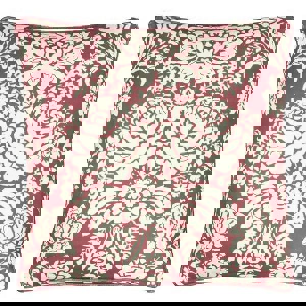 Paoletti Melrose Floral Cushion Cover - Mulberry