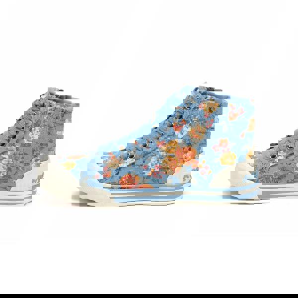 Rocket Dog Rocket Dog JAZZIN HI ROMEO Womens Hi-Top Trainers Light Blue