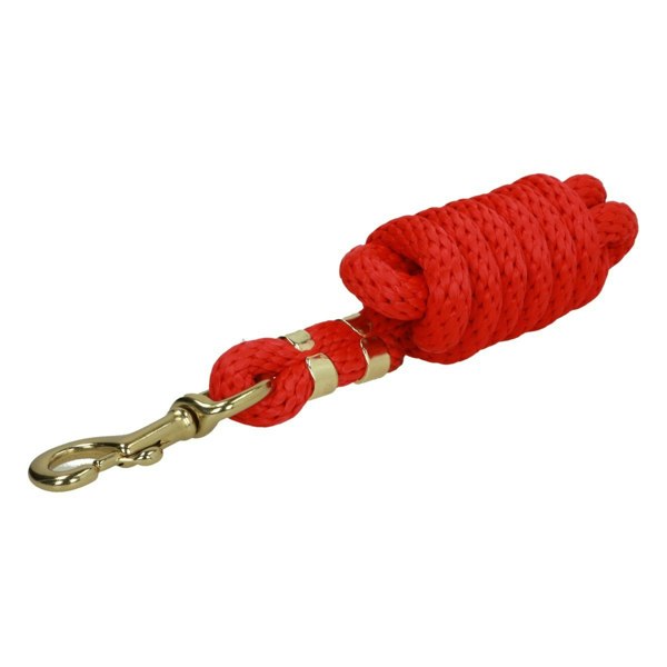 Shires Topaz Horse Lead Rope - Red