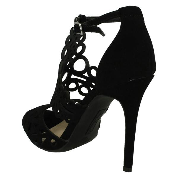 Anne Michelle Ladies Anne Michelle Cut Out Detail Open Toe Heels
