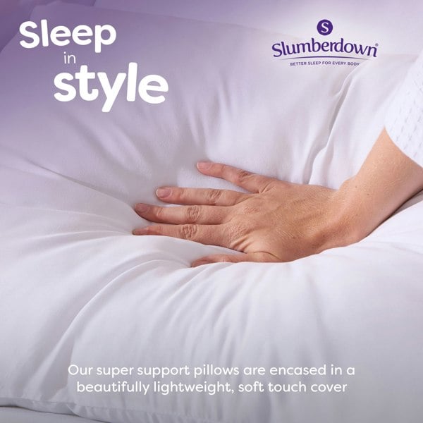 Slumberdown Feels like Down Super Support Firm Support Pillow