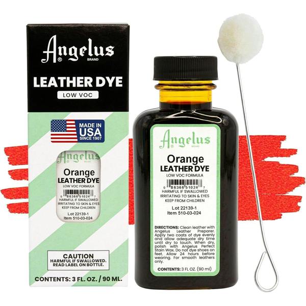 Angelus Low VOC Leather Dye - Non-Flammable Formula 3oz
