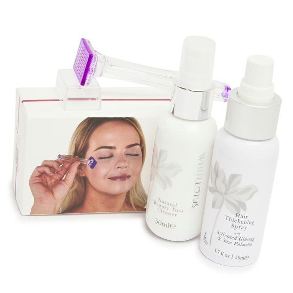 White Lotus Beauty Hair Thickening Spray with Activated Ginseng and Saw Palmetto