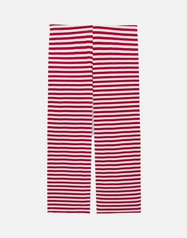 British Boxers Women's Bamboo Relaxed Pyjama Set – Sugar Plum Stripe