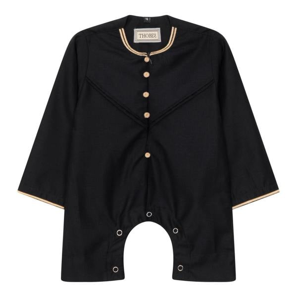 Infinity Leather Baby Boys Omani Eid Thobe  Saudi Emirati Jubba Robe Romper
