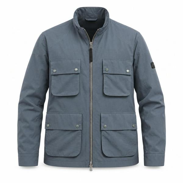Barbour International Course Showerproof Jacket Washed Charcoal
