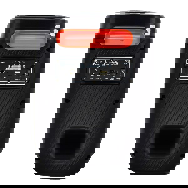 N-Gear | Flash Banger 606 Karaoke Set Bluetooth Speaker Party Box with Wireless Microphone Black