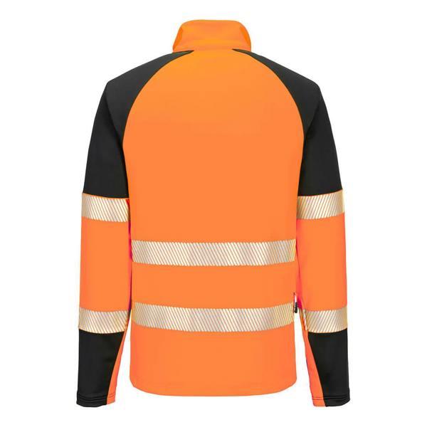 PW3 Hi-Vis 1/4 Zip Sweatshirt Portwest