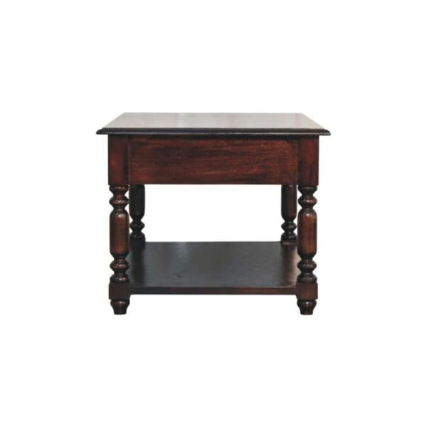 Artisan Furniture Solid Wood Turned Legs Cherry Console Table