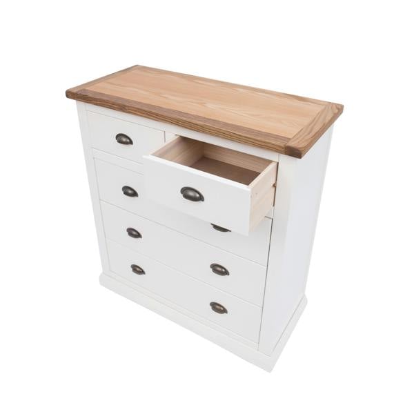 Cabinet Bits Cosenza 5 Drawer Chest of Drawers Brass Cup Handle