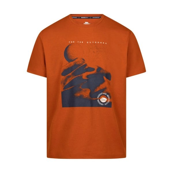 Trespass Mens Sagnay T-Shirt - Burnt Orange