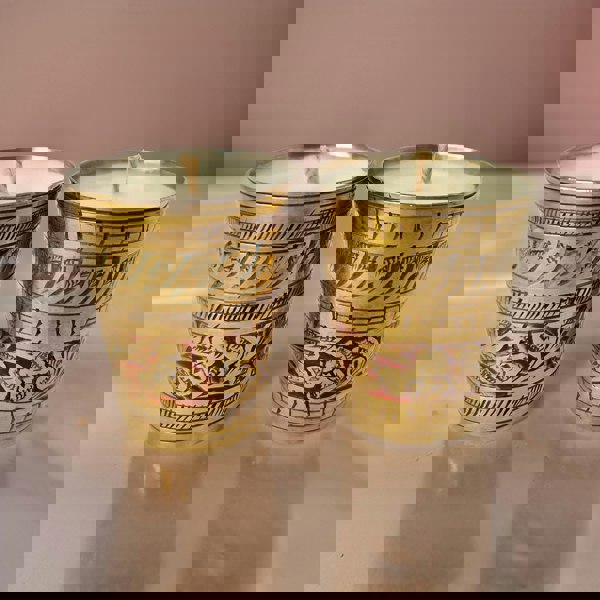 Indian shot glass candles