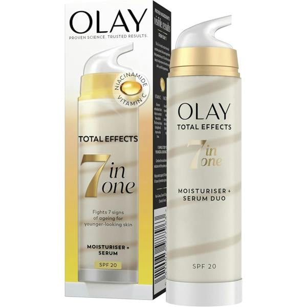 Olay Total Effects Duo 2In1 Moisturiser and Serum 40ml