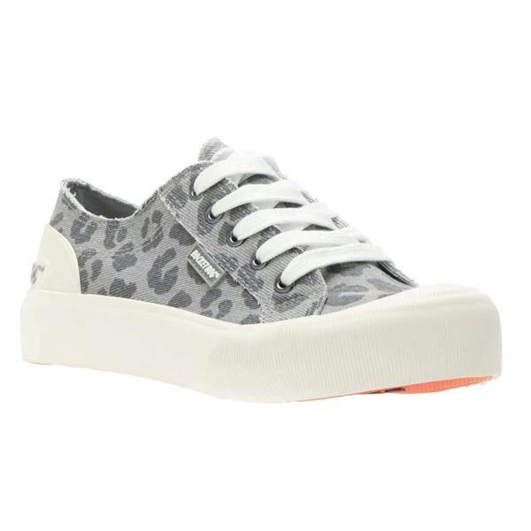 Rocket Dog Womens/Ladies Jazzin Plus Leopard Print Platform Trainers - Grey - 
