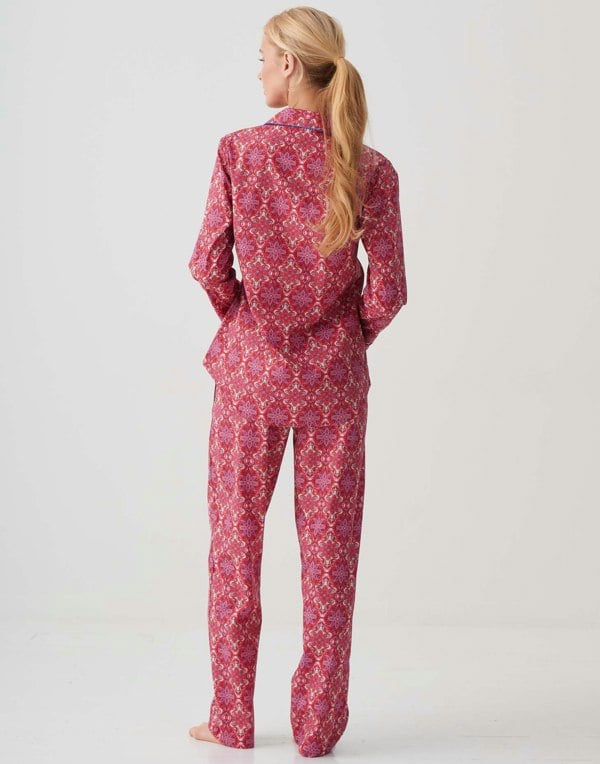 British Boxers Women's Crisp Cotton Pyjama Set – Byzantine Paisley