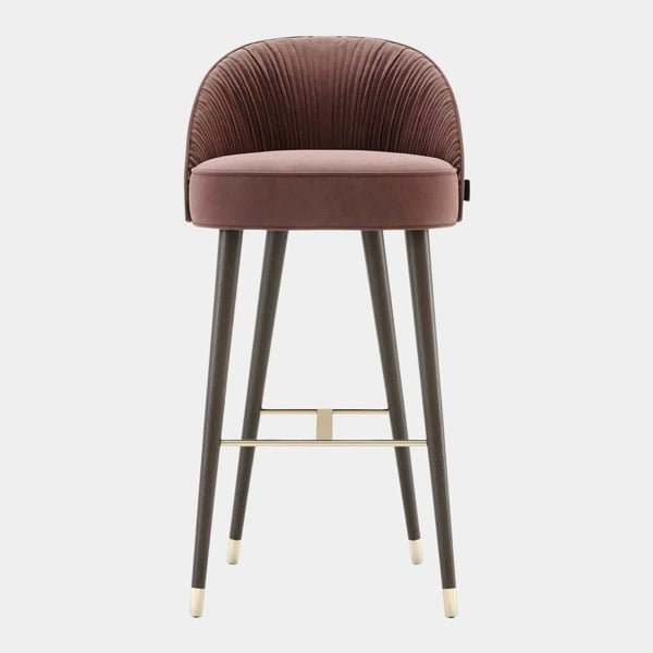 Domkapa Matilda Pleated Luxury Bar Chair