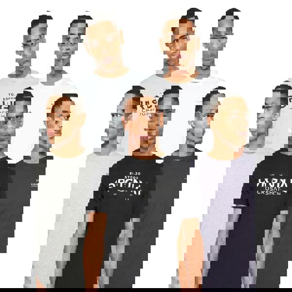 Crosshatch Mens Wester T-Shirt (Pack of 5) - Multicoloured - 