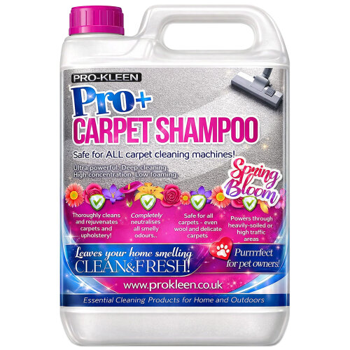 ProKleen Pro-Kleen Pro+ Carpet Shampoo and Upholstery Cleaning Solution 4 in 1 Concentrate Removes Pet Odour