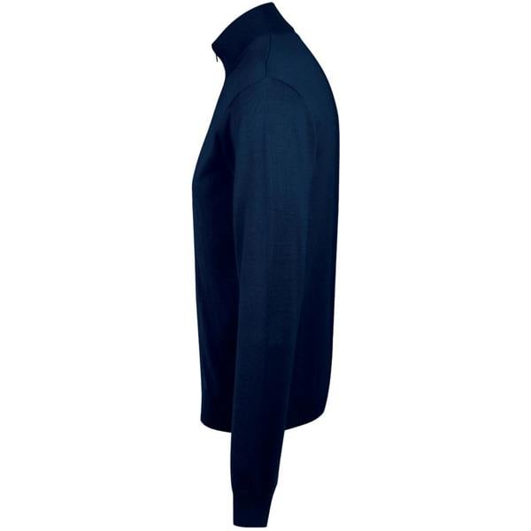SOLS Mens Gordon Full Zip Cardigan - Navy