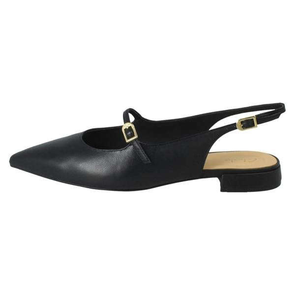 Clarks Ladies Clarks Buckle Fastening Slingback Shoes Sensa 15 Shine