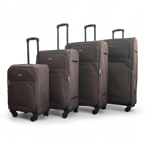 Infinity Luggage Expandable Soft 8 Wheel Lightweight Suitcase Luggage Travel Bags Set