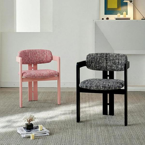 Weilai Concept Mira Curved Back Leisure Chair, Linen