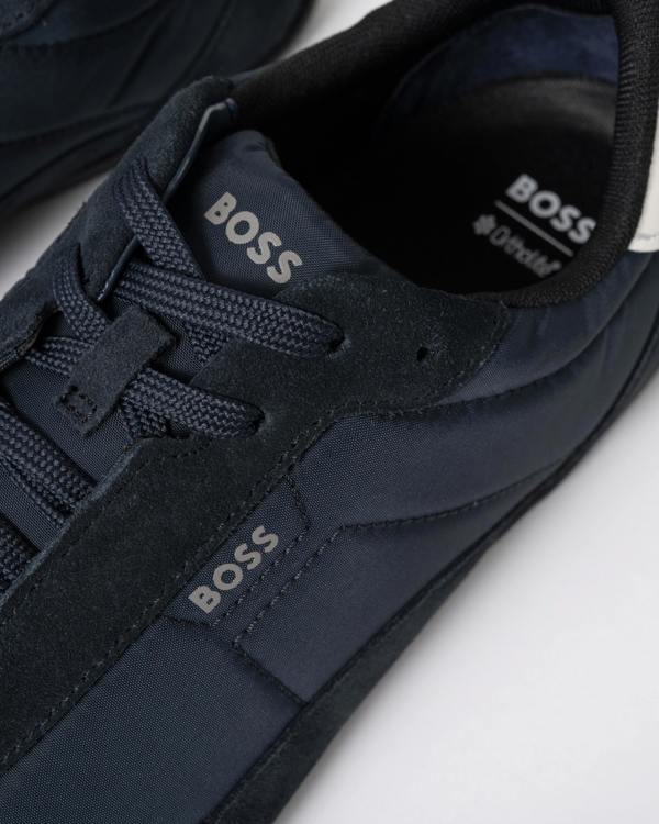detail of BOSS Orange Jaylen_Lowp_sdnylt Mens Trainers 50563894 in Dark Blue 401