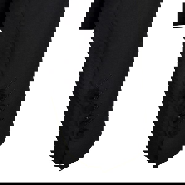 David WeJ Alfredo Cropped Double Breasted Velvet Peak Lapel Tuxedo- Black