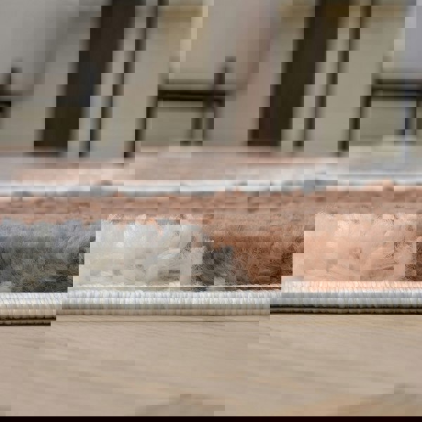 Moodi Shaggy Brown Rug, Non-Shedding, Soft Pile| THE RUGS