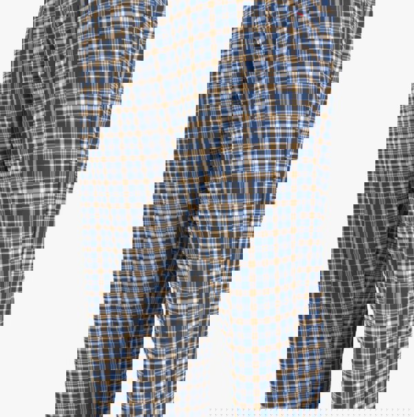 Tommy Hilfiger TH ORIGINAL WOVEN PRINT Mens Lounge Trousers Julot Check Deep Indigo
