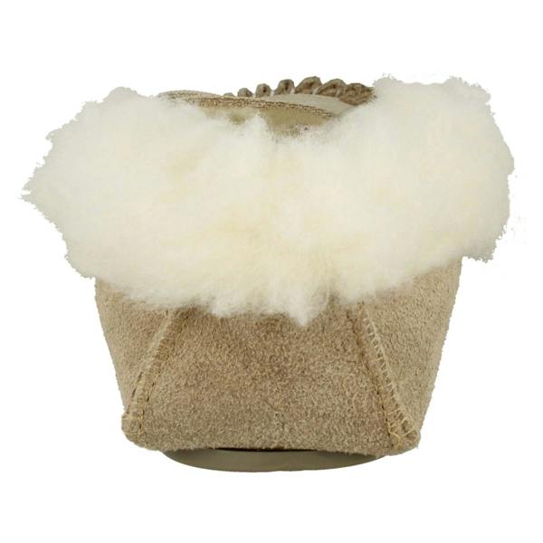 Spot On Ladies Spot On Slip On Slippers Real Suede Moccasin
