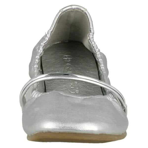 Spot On Ladies Spot On Rouched Topline Flat Ballerinas F80270