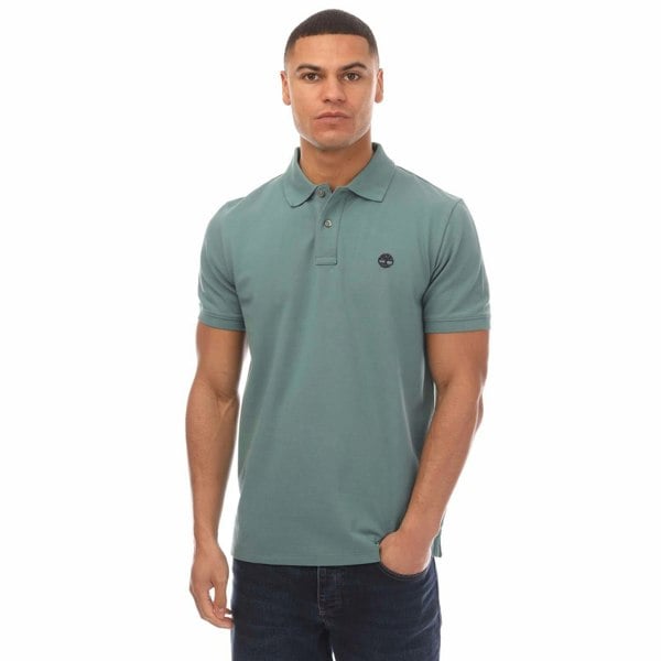 Timberland Unisex Adult Millers River Pique Polo Shirt - Teal