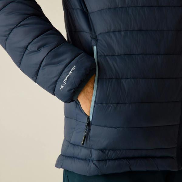 Regatta Mens Lightweight Padded Jacket - Navy/Dusky Blue