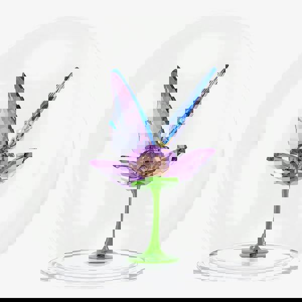 Swarovski Idyllia Glass Ball Butterfly And Flower Figurine 5721543