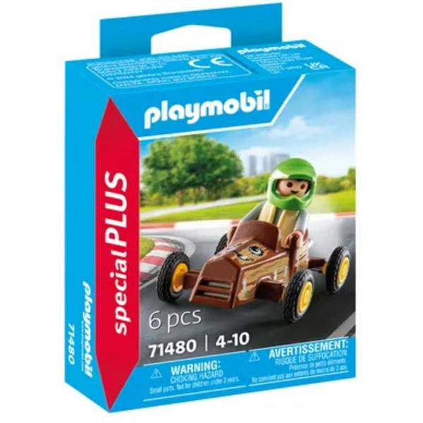Playmobil Child with Go-Kart - 71480 Playset
