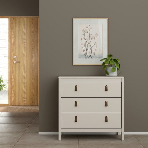 Furniture To Go Barcelona Chest 3 Drawers in Cashmere