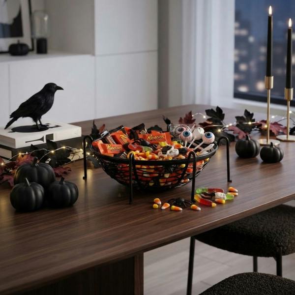 Garden Greatness Spooky Spider Legs Halloween Bowl