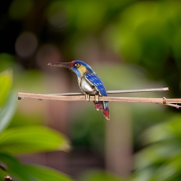 A lovely Kingfisher brooch