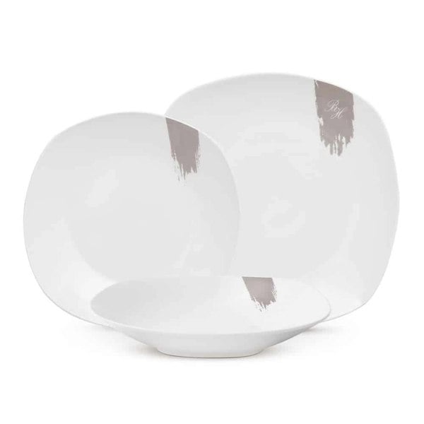 18 pcs dinnerware Berlinger Haus BH10202 Taupe