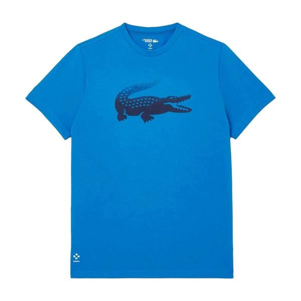 Lacoste Mens Tennis X Daniil Medvedev T-Shirt - Blue - 