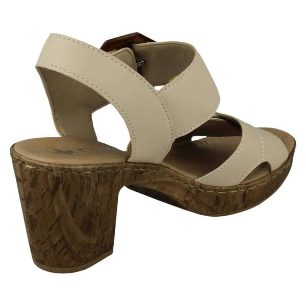 Rieker Ladies Rieker Block Heeled Sandal 66876