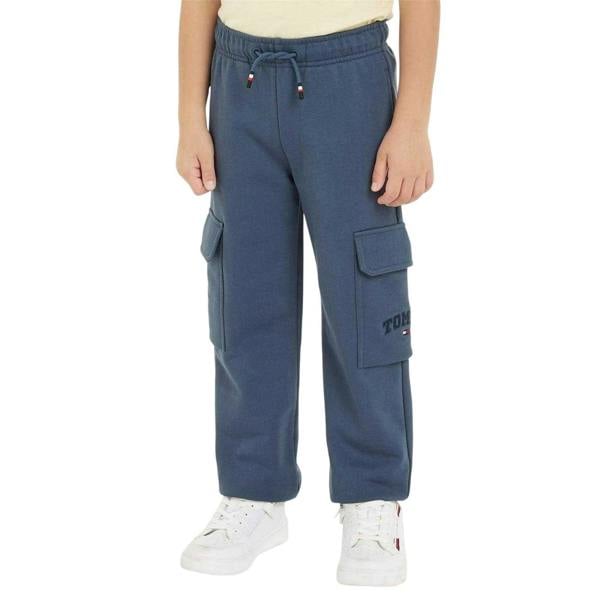 Tommy Hilfiger Childrens/Kids Logo Cargo Jogging Bottoms - Aegean Sea - 