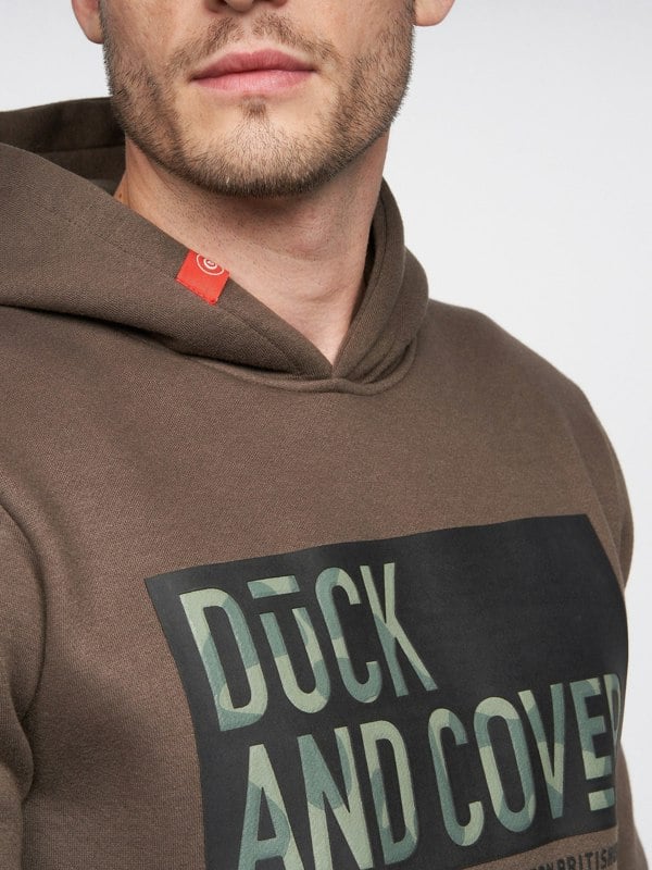 Duck and Cover Quantain Hoodie - Brown