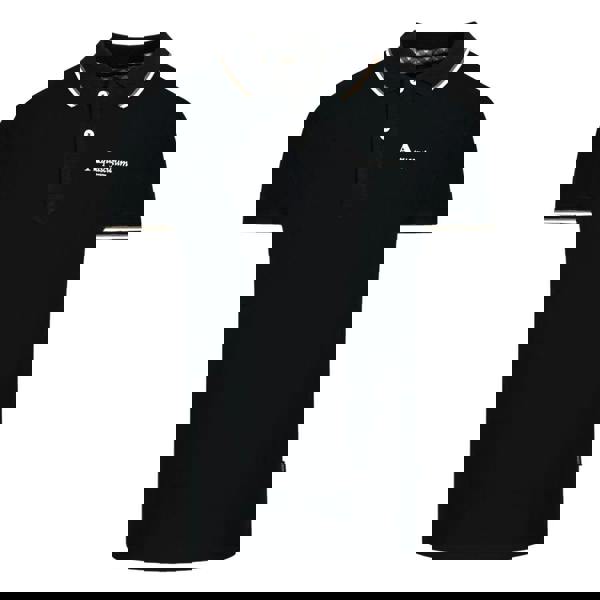 Aquascutum Unisex Adult London Tipped Polo Shirt - Black