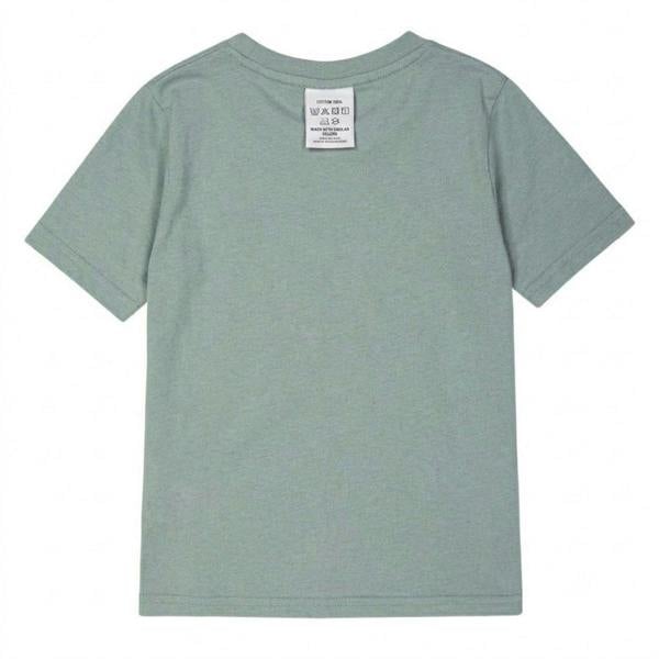 Hype Childrens/Kids Script Crew Neck Regular T-Shirt - Moss - 